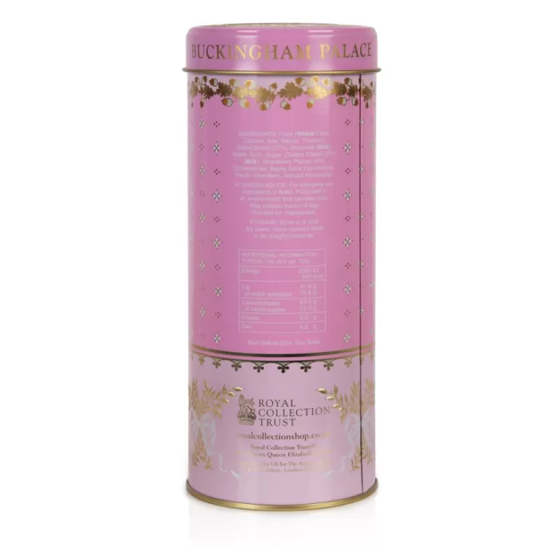 Buckingham Palace Strawberry And Clotted Cream Shortbread Biscuit Tin*Royal Collection Shop Cheap