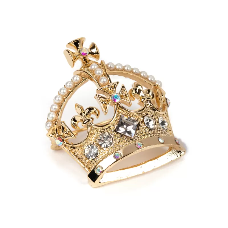 Gold Crown Brooch*Royal Collection Shop Best