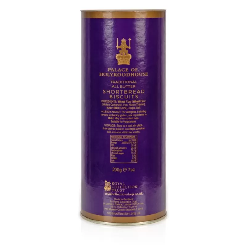 Palace Of Holyroodhouse Shortbread Tube*Royal Collection Shop Shop