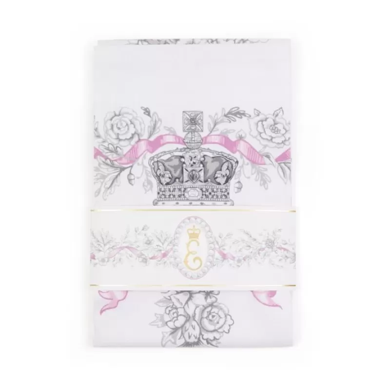 Queen Elizabeth Ii Commemorative Tea Towel*Royal Collection Shop Cheap